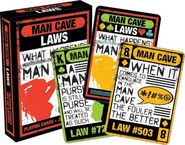 Man Cave Laws Playing Cards